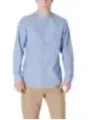 Gianni Lupo Herren Hemd blau