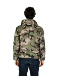 Camouflage Kapuzenjacke wasserdicht leicht.