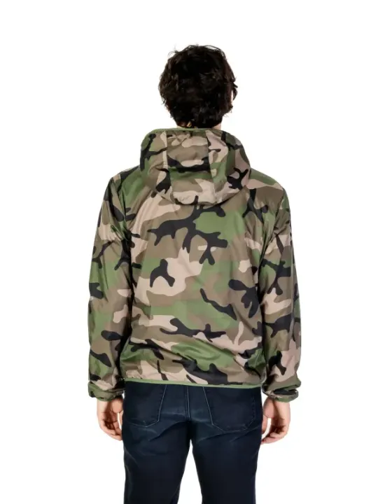 Camouflage Kapuzenjacke wasserdicht leicht.