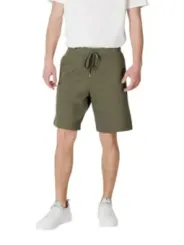Grüne Replay Herren-Bermudashorts