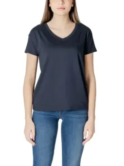 Dunkelgraues Armani Exchange V-Neck T-Shirt