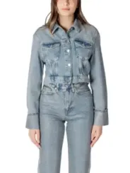 Leichte Denimjacke lässiger Schnitt