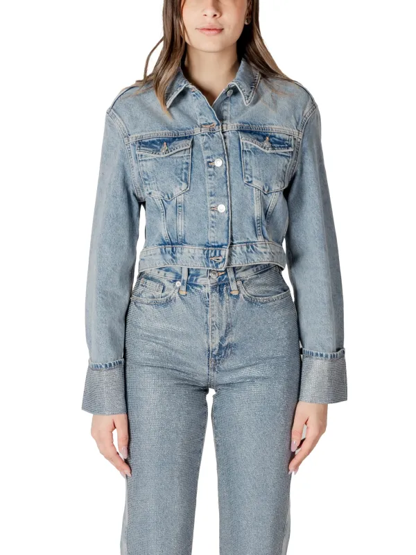 Leichte Denimjacke lässiger Schnitt