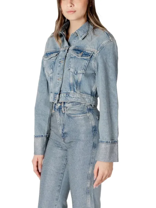 Leichte Jeansjacke und Hose Set