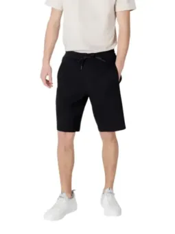 Schwarze Armani Exchange Herrenshorts Baumwolle