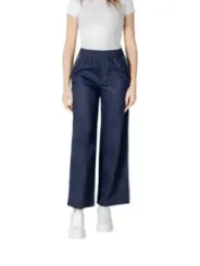 Graue Palettenhose lässiger Beachy-Stil