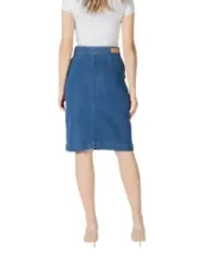 Ichi 484317 knielanger Denimrock