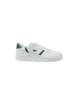 Weißer Lacoste Sneaker mit Grün