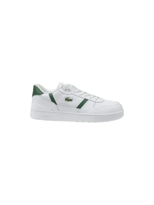 Weißer Lacoste Sneaker mit Grün