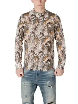 Blumiger Gianni Lupo Hemd mit Knopfleiste