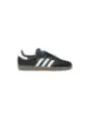 Schwarze Adidas Kindersneakers mit Streifen