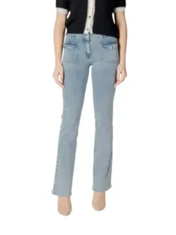 Leichte blaue Damen-Jeans Morgan De Toi
