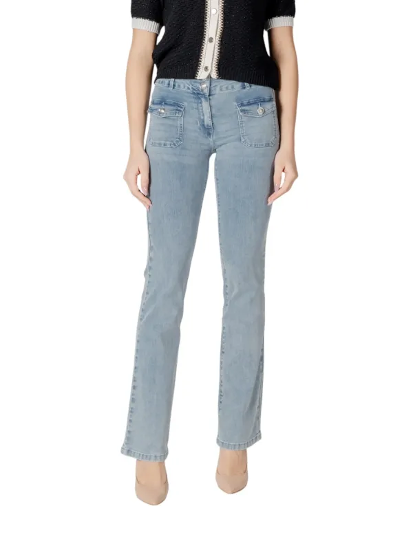 Leichte blaue Damen-Jeans Morgan De Toi