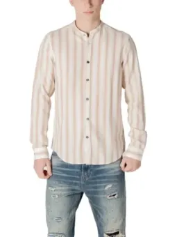 Gestreiftes Hemd mit Knopfleiste