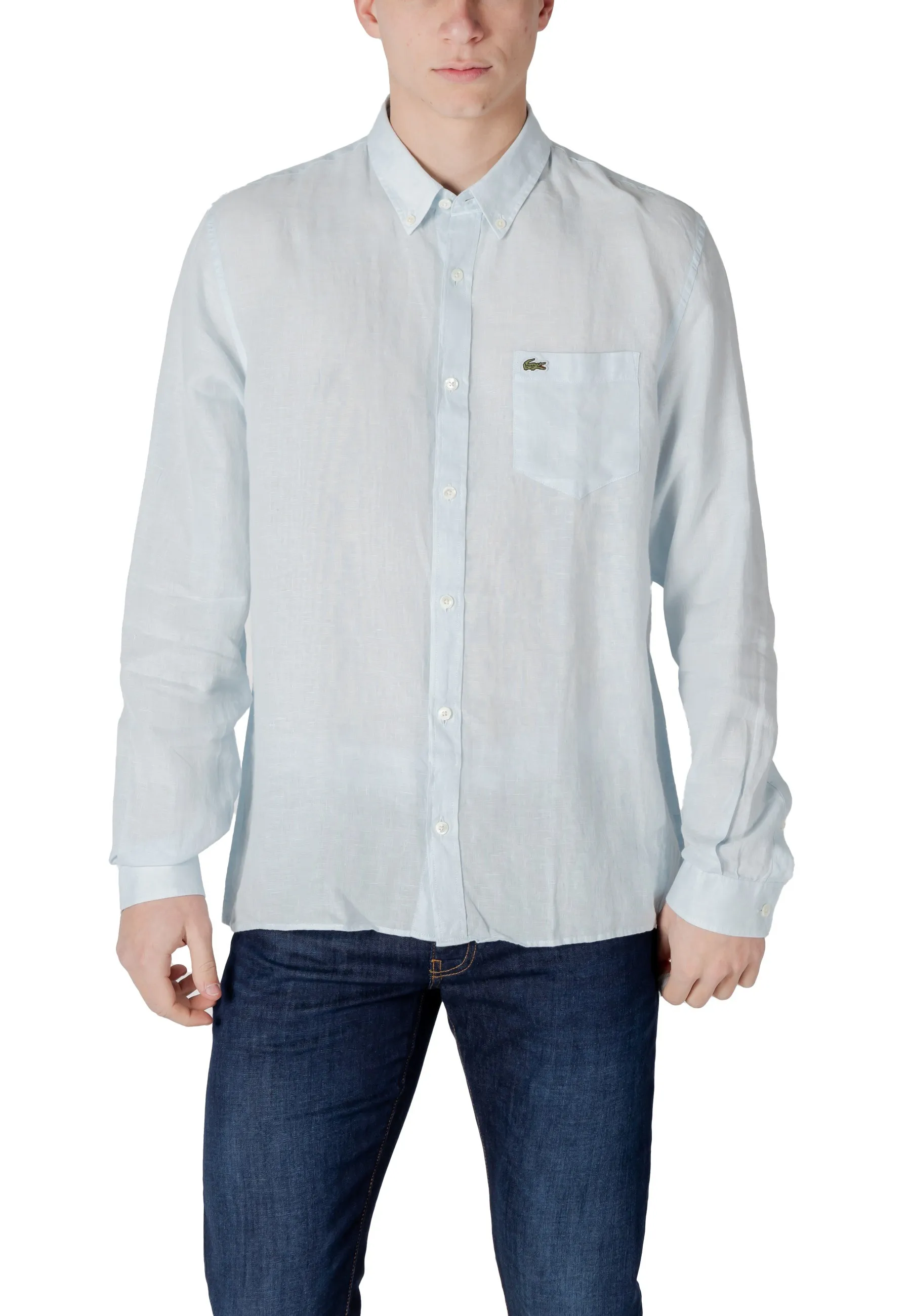 Lacoste Herren Hemd Azurblau 484218