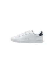 Weiße Lacoste 484158 Sneaker seitlich