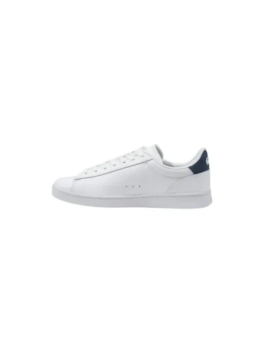 Weiße Lacoste 484158 Sneaker seitlich