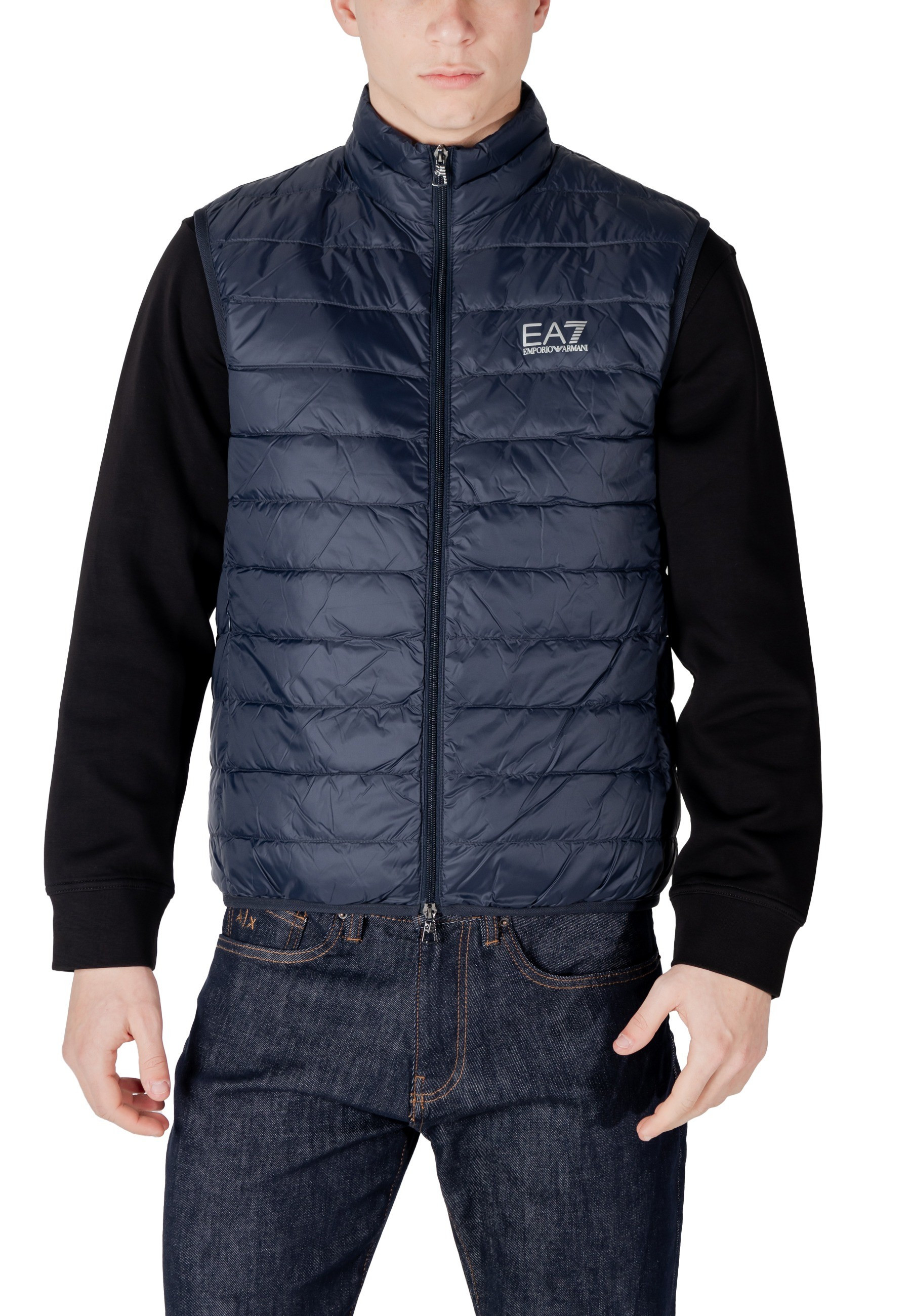 Ea7 Herren Weste Blau 483541