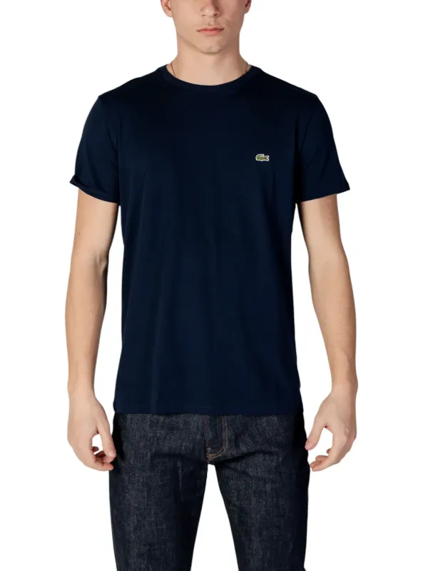 Navymarines Lacoste Baumwoll-T-Shirt Herren