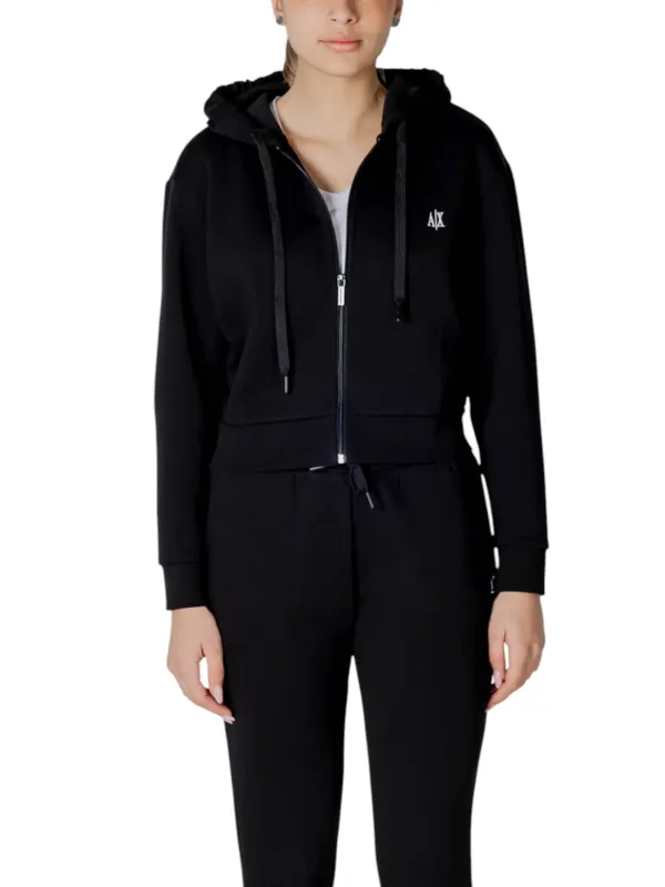 Schwarzes Armani Exchange Hoodie-Outfit