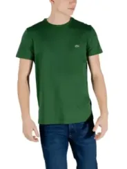 Grünes Lacoste-T-Shirt mit Krokodil