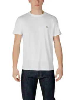 Lacoste Herren T-Shirt Weiß mieten | Flex-Fashion Verleih