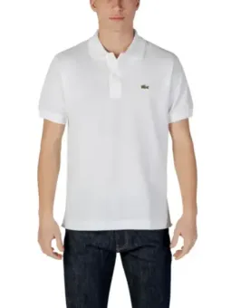 Weißes Lacoste Polohemd mit Jeans