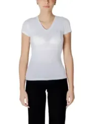 Armani Exchange Baumwoll V-Ausschnitt T-Shirt