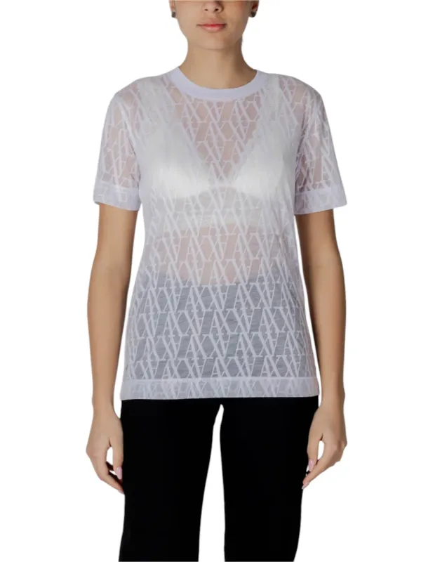 Armani Exchange Logo Transparente Bluse