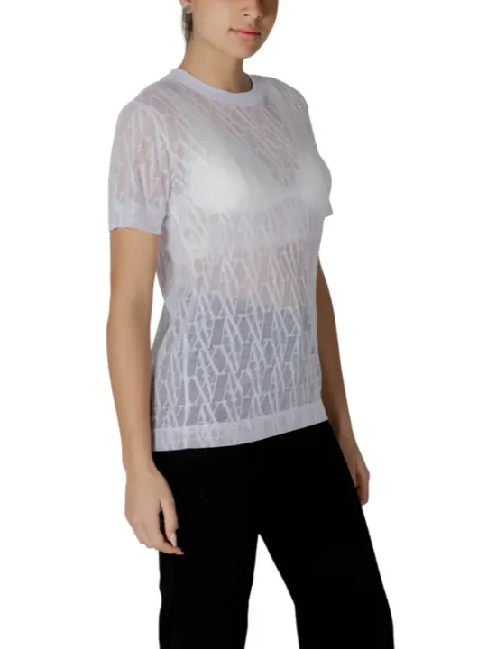 Durchscheinendes Armani Exchange Crew-Neck T-Shirt