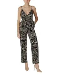 Tropischer Jumpsuit mit Blumendruck