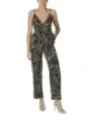 Tropischer Jumpsuit mit Blumendruck