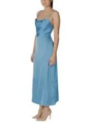 Satin ärmelloses Midikleid von Vila