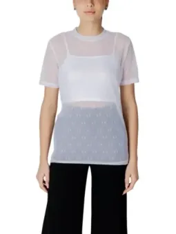 Weißes Mesh T-Shirt Armani Exchange