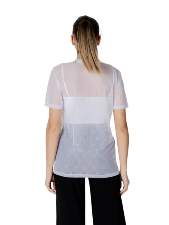 Weißes Armani Exchange Kurzarm-Shirt