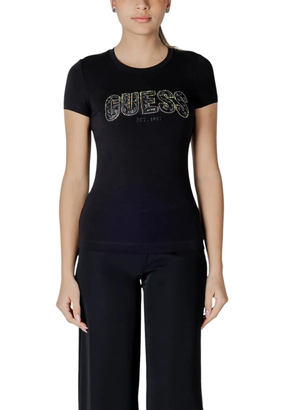 Guess T-Shirt Schwarz 484035
