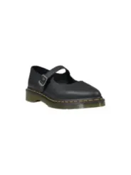 Schwarze Leder Mary Jane Oxford