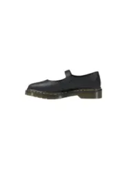 Schwarze Dr. Martens Halbschuh Leder