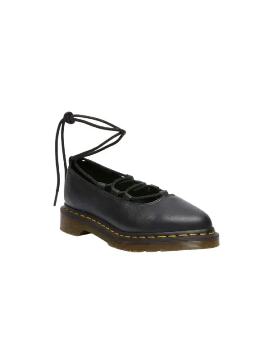 Schwarze Dr. Martens Oxford-Schuhe