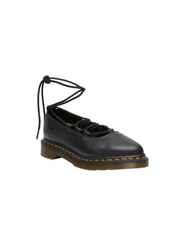Schwarze Dr. Martens Oxford-Schuhe