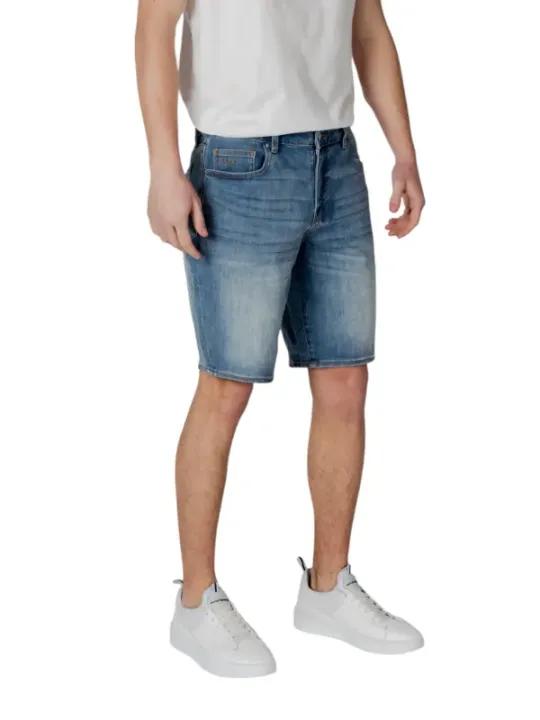 Leichte zerrissene Armani Exchange Denimshorts