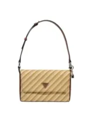 Guess gestreifte Schultertasche mit Logo