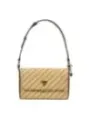 Guess gestreifte Schultertasche mit Logo