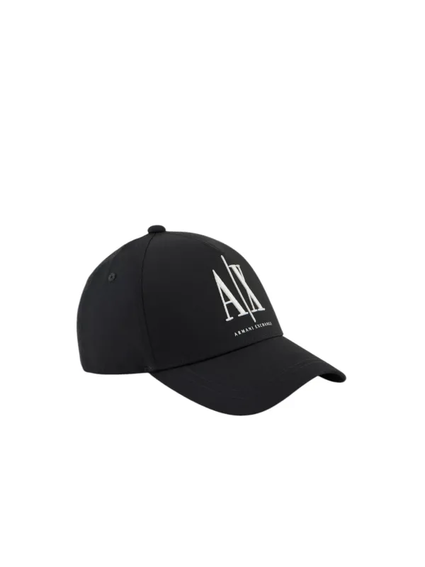 Graue Armani Exchange Baseballkappe