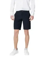 Dunkle graue Herren-Bermuda-Shorts