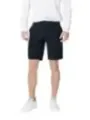 Dunkle graue Herren-Bermuda-Shorts