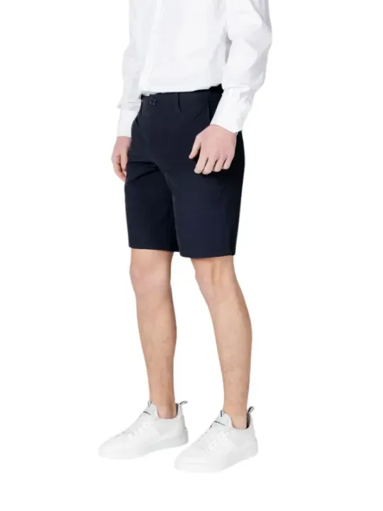 Armani Exchange marineblaue Sportshorts