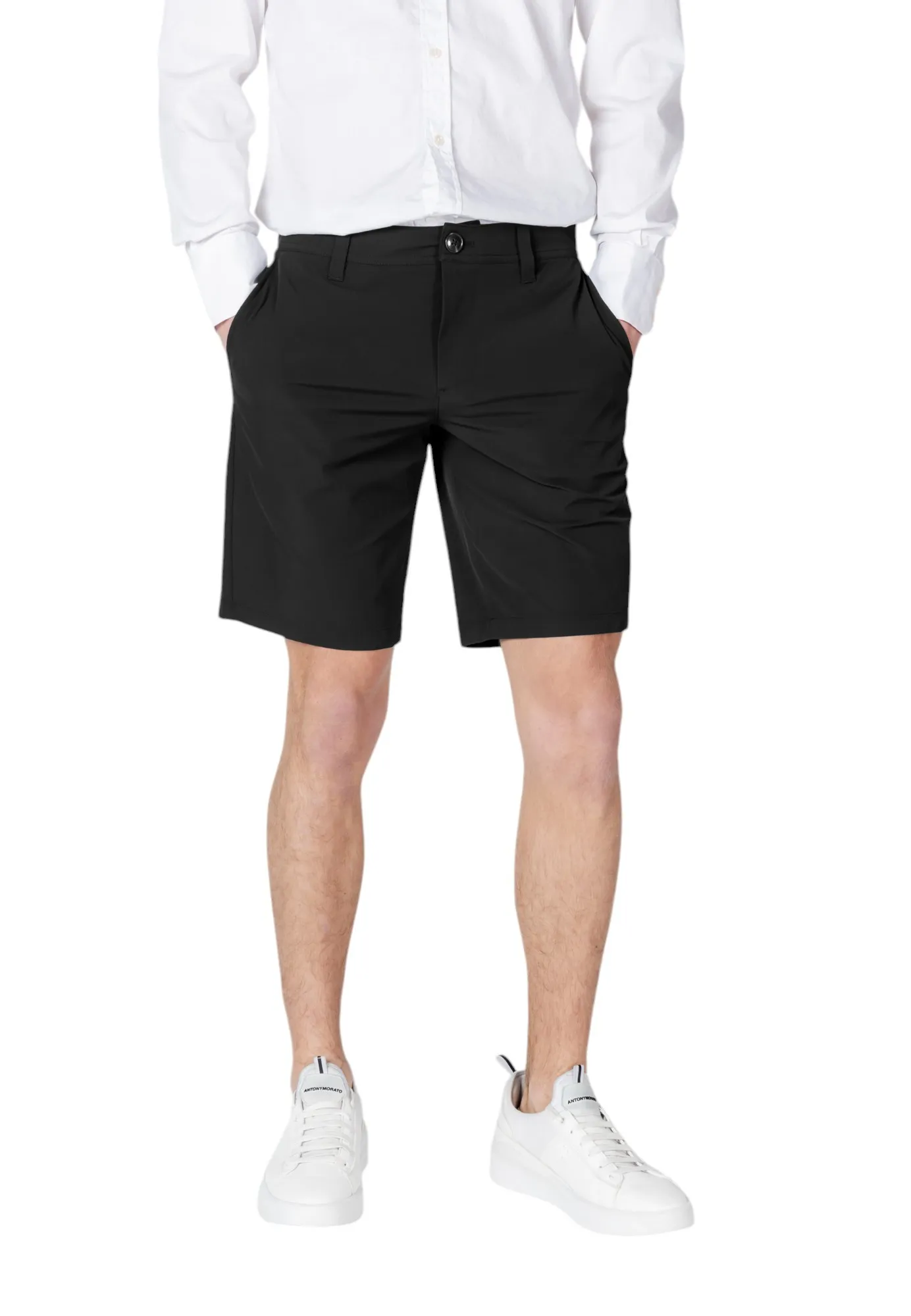 Herren Bermudas Schwarz 483944