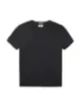 Schwarzes Tommy Hilfiger V-Ausschnitt T-Shirt