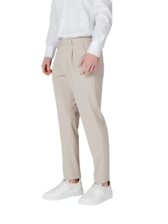 Beige Antony Morato Dogleg Hosen
